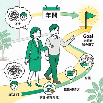 暮らしの変化に合わせて継続的に相談したい方向けの年間サポート